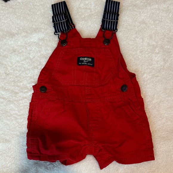 OshKosh B'gosh Other - OshKosh B'gosh Vibrant Red Kids Overalls